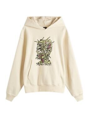 Brain Dead Scrambled Head Hoodie Natural